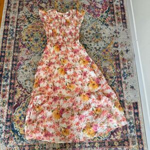 By the river maxi dress floral print summer dress